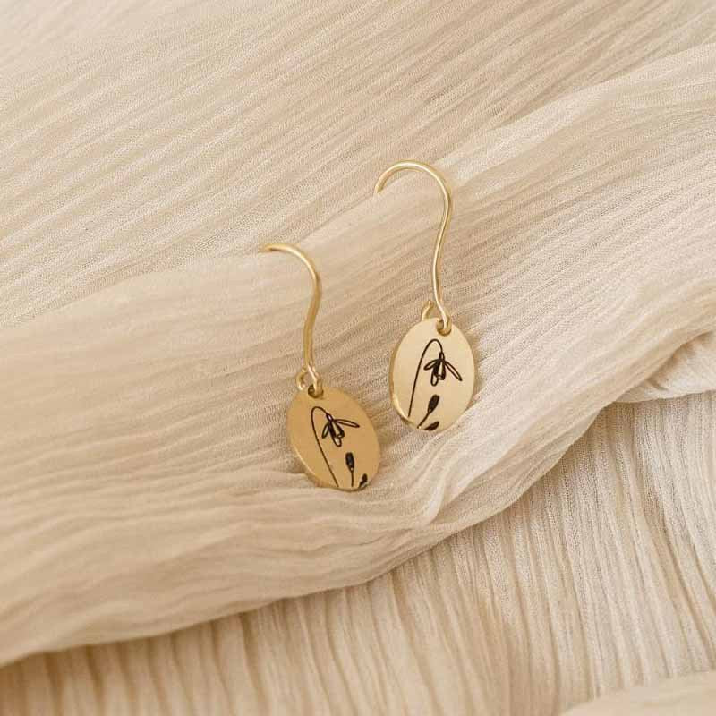 Just lil things Gold Drop Earrings