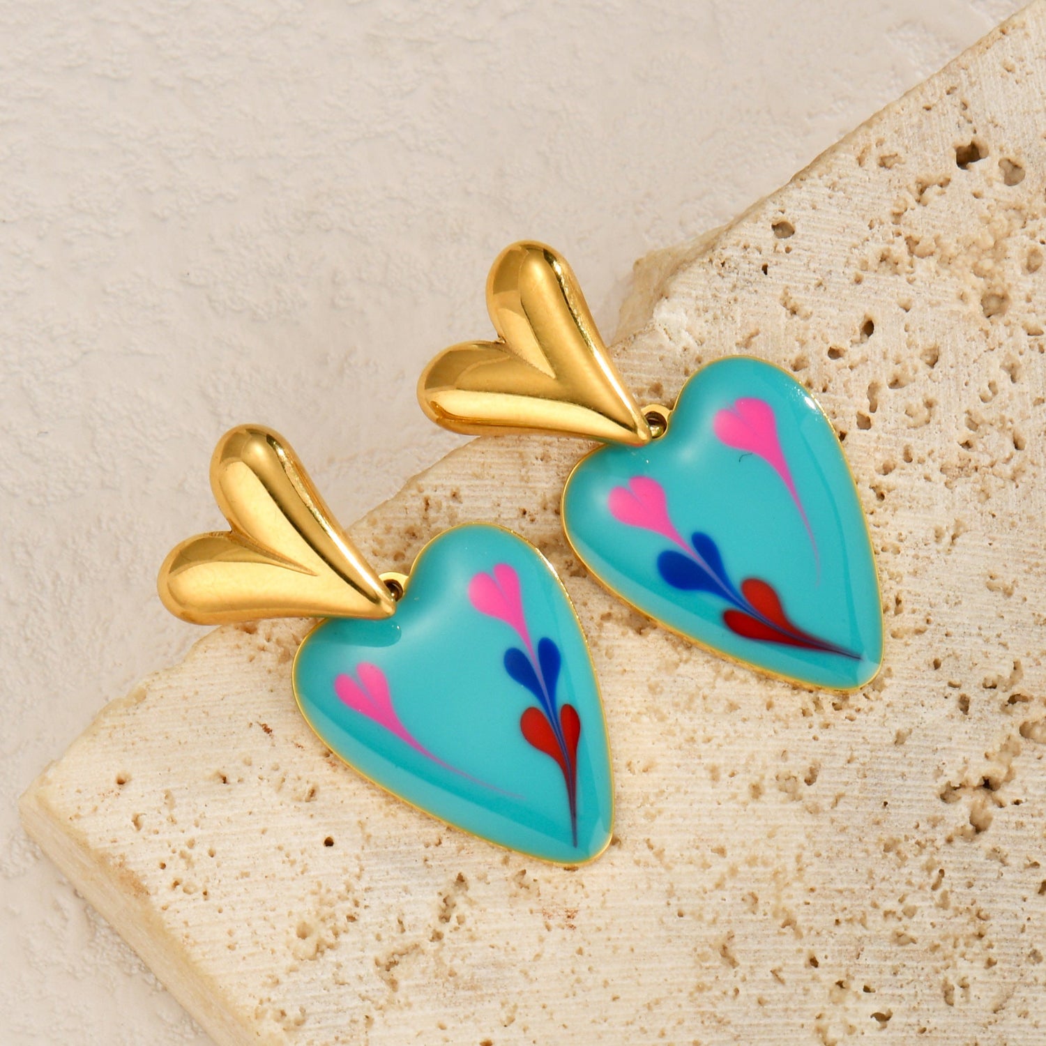 Just Lil Things Multi Color Pin Earrings