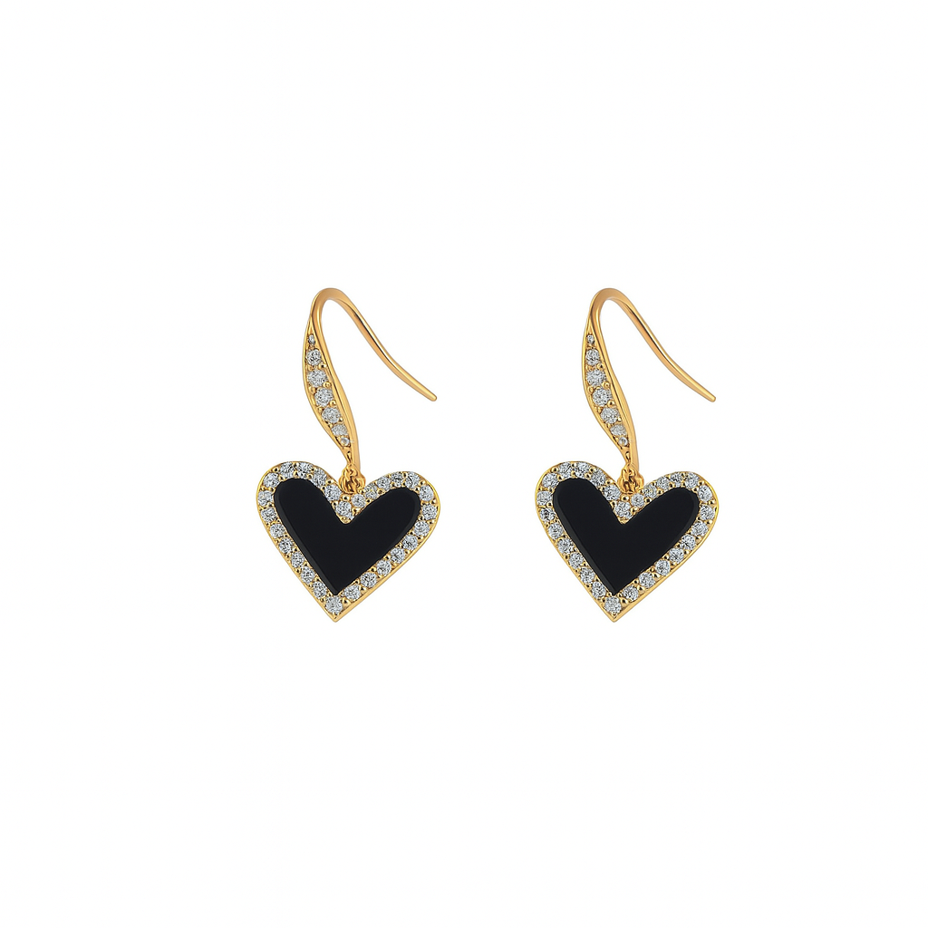 Crystal Heart Earrings JLT13027