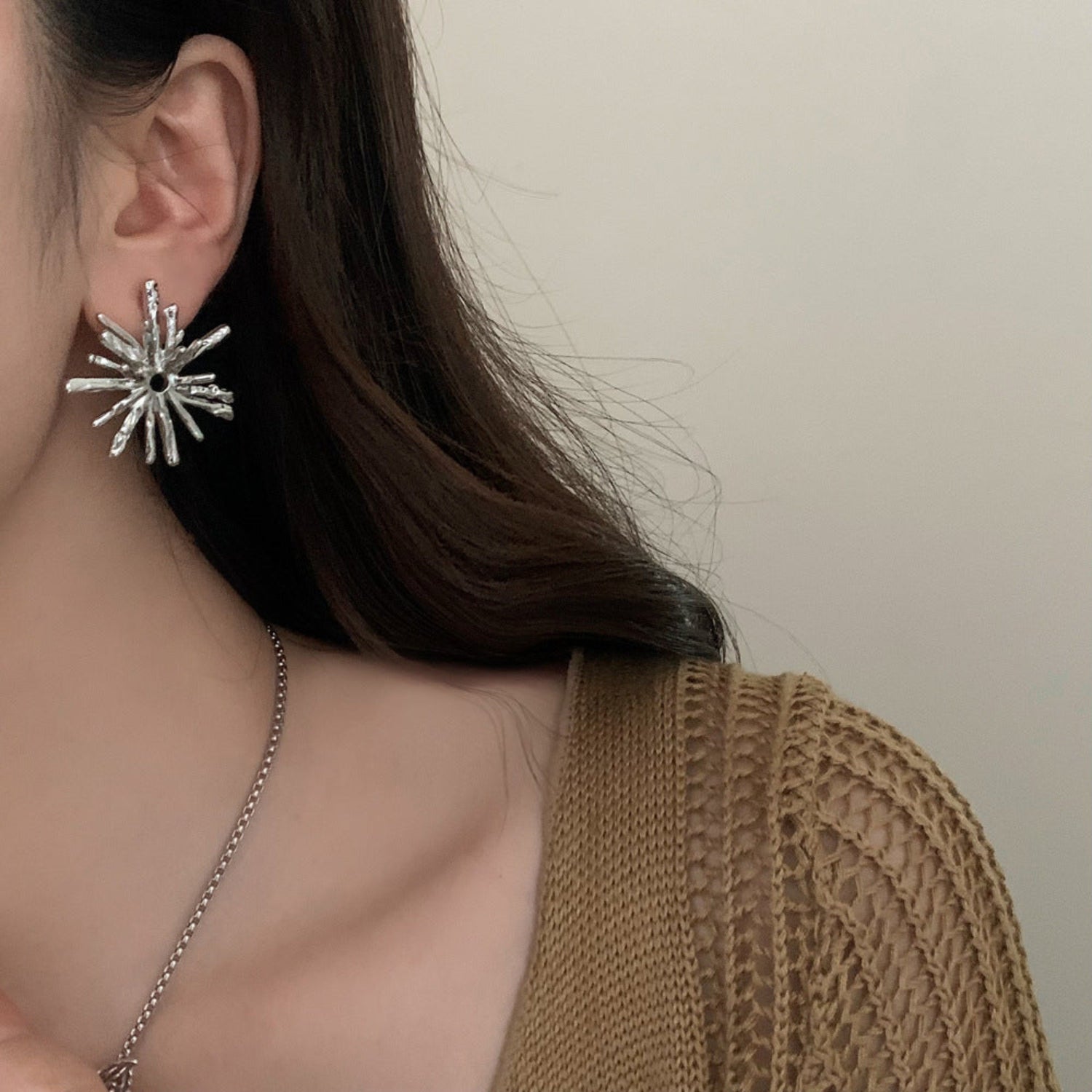 High-end and versatile exquisite sparkling earrings jlt13081