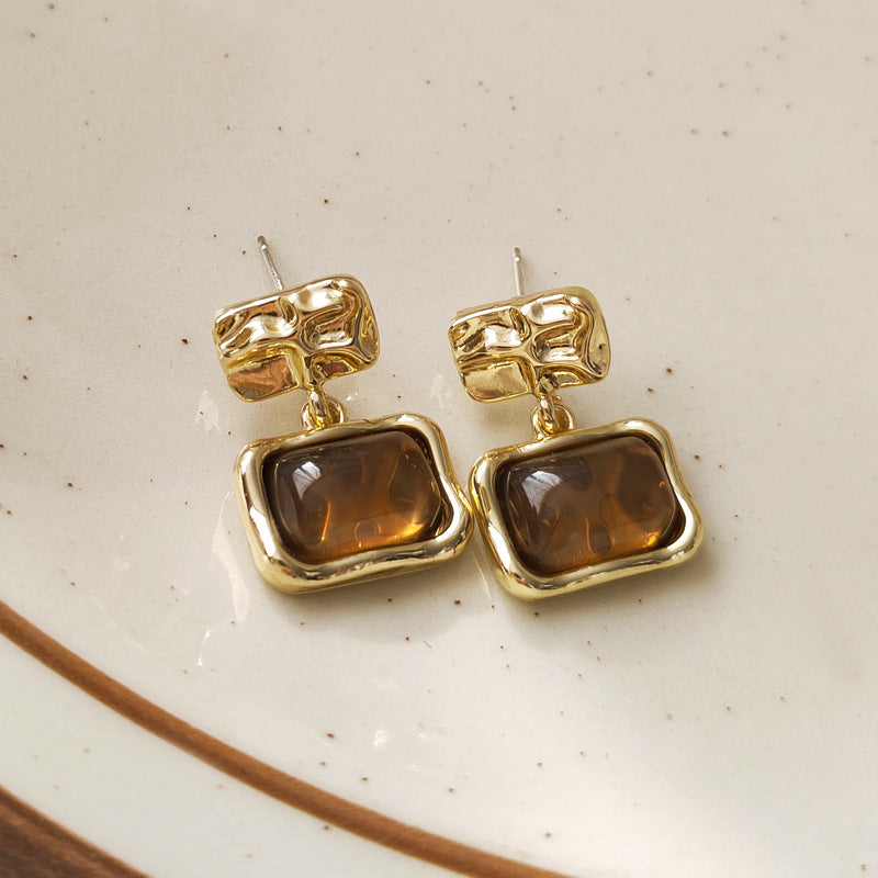 Maillard brown earrings jlt13104