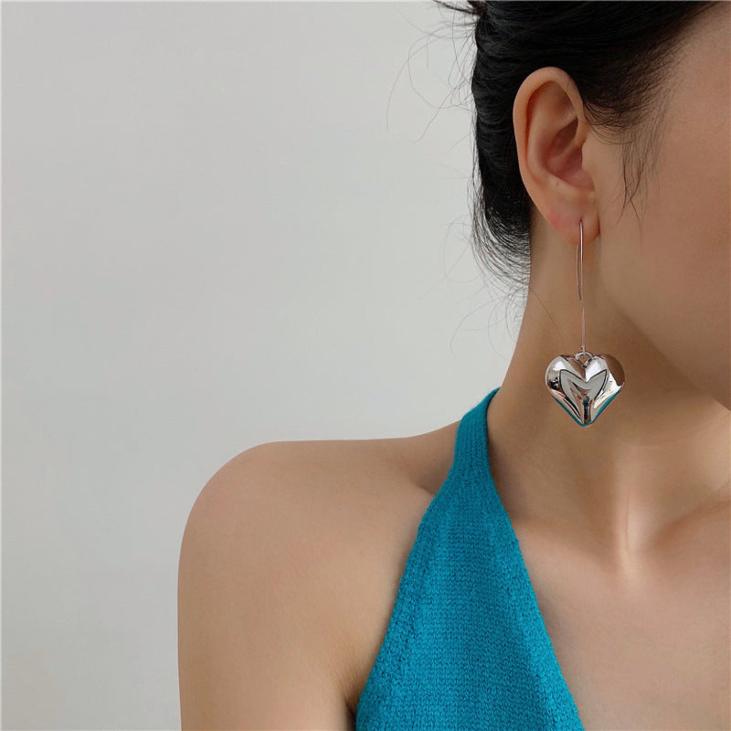 fairy three-dimensional love earrings jlt13112