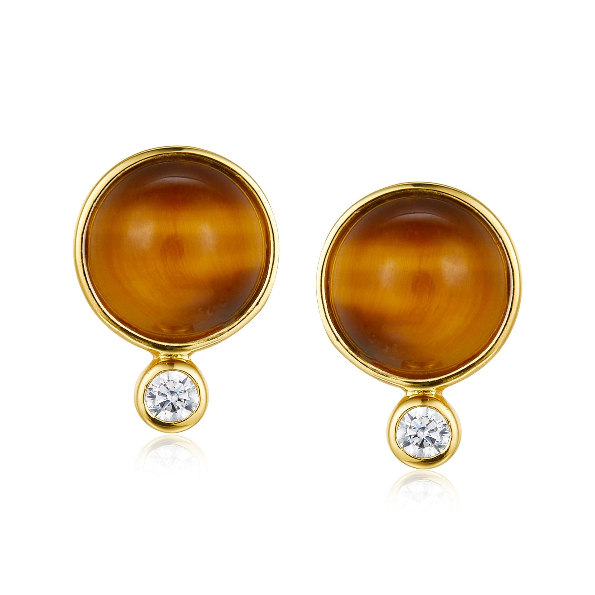 tiger eye stone earrings jlt13113