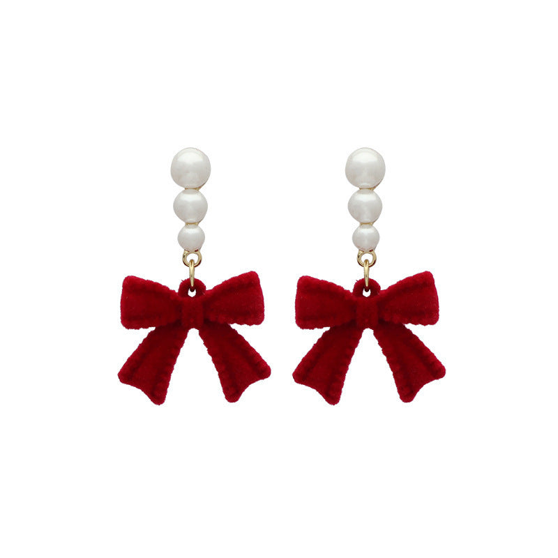Pearl Kiss Bows Earrings JLT13223