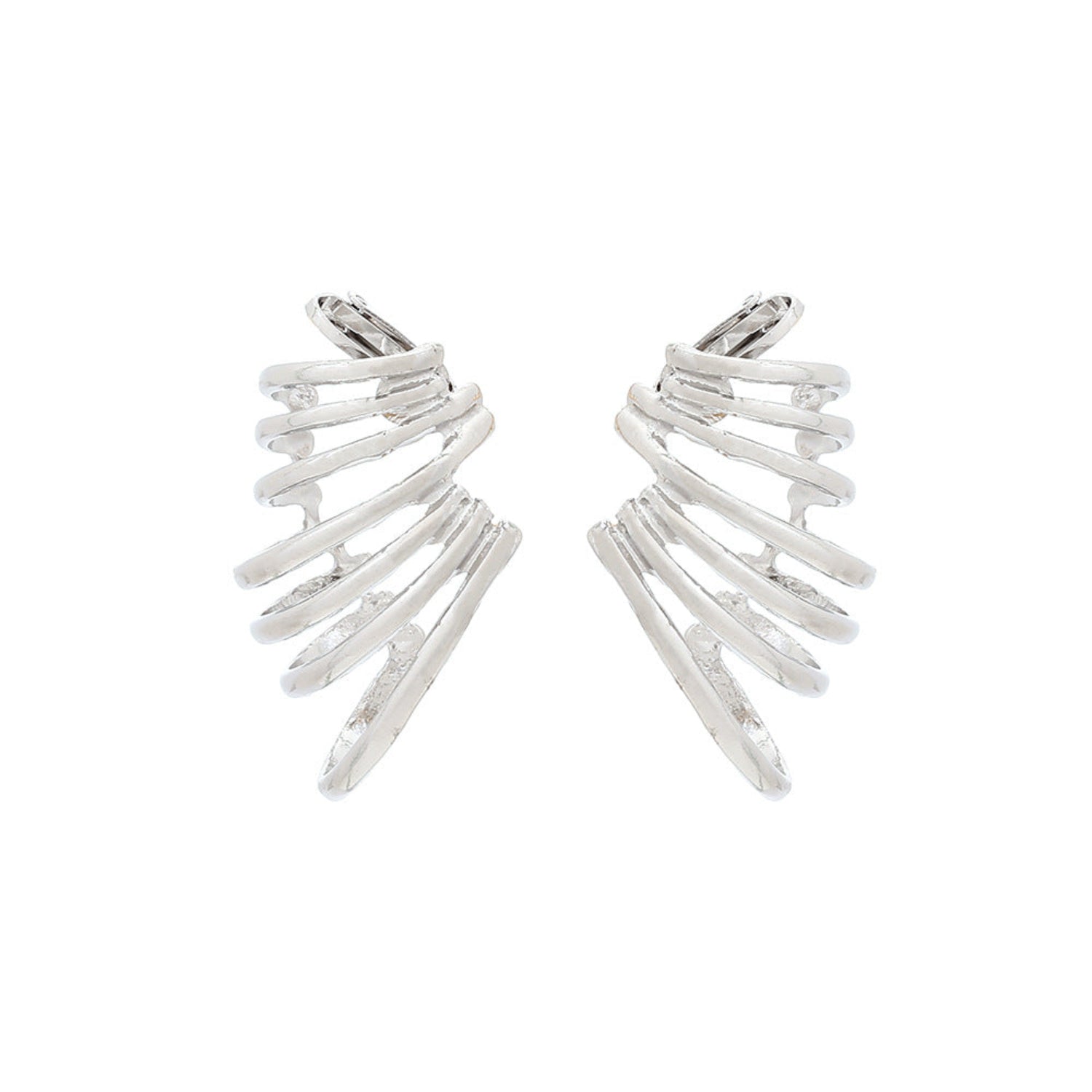 Retro cold style full ear hoop earrings jlt13274