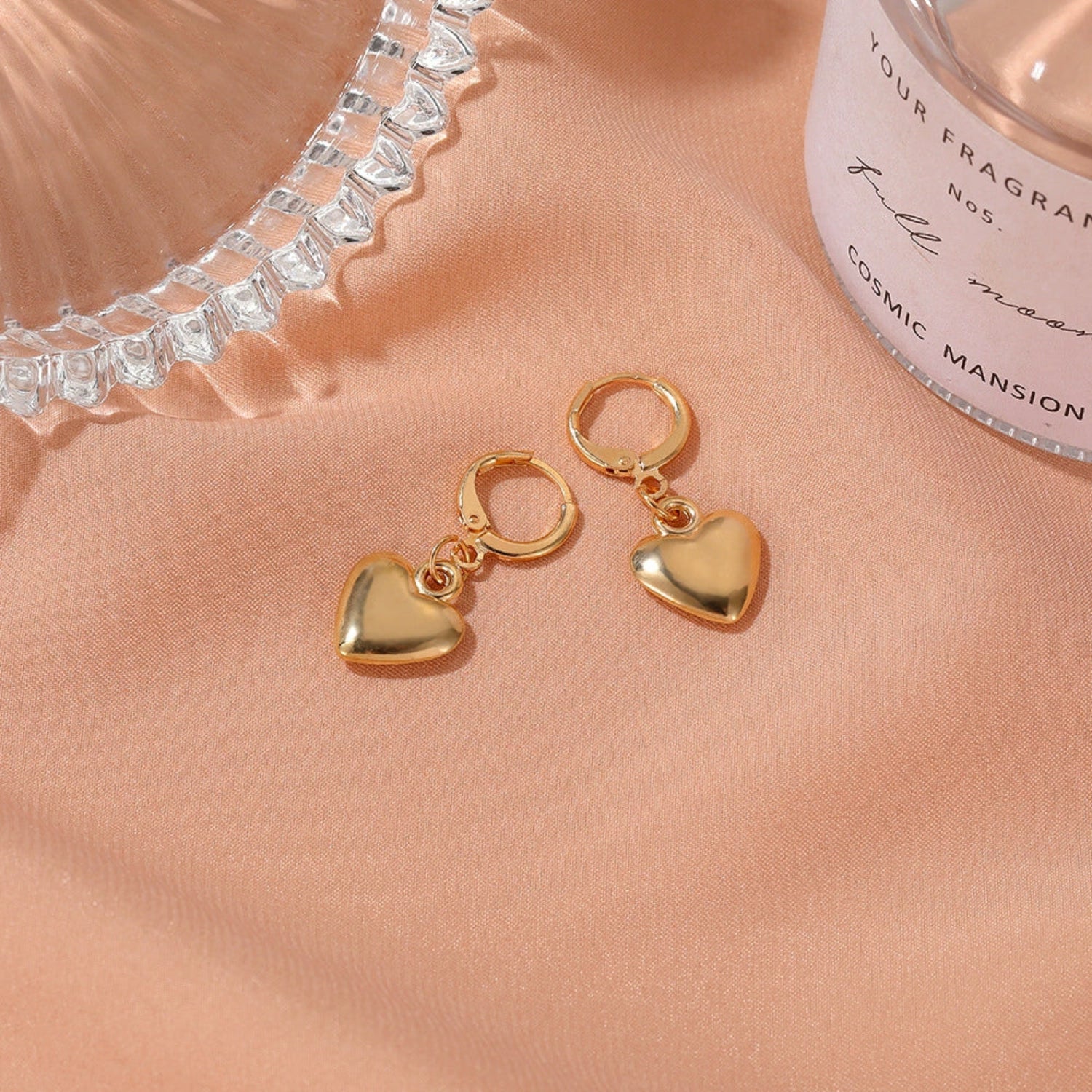Just Lil Things Heart Shaped Hoop Earring jlt13298