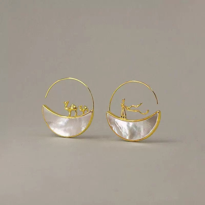 Desert Mirage Gold Earrings JLT13424