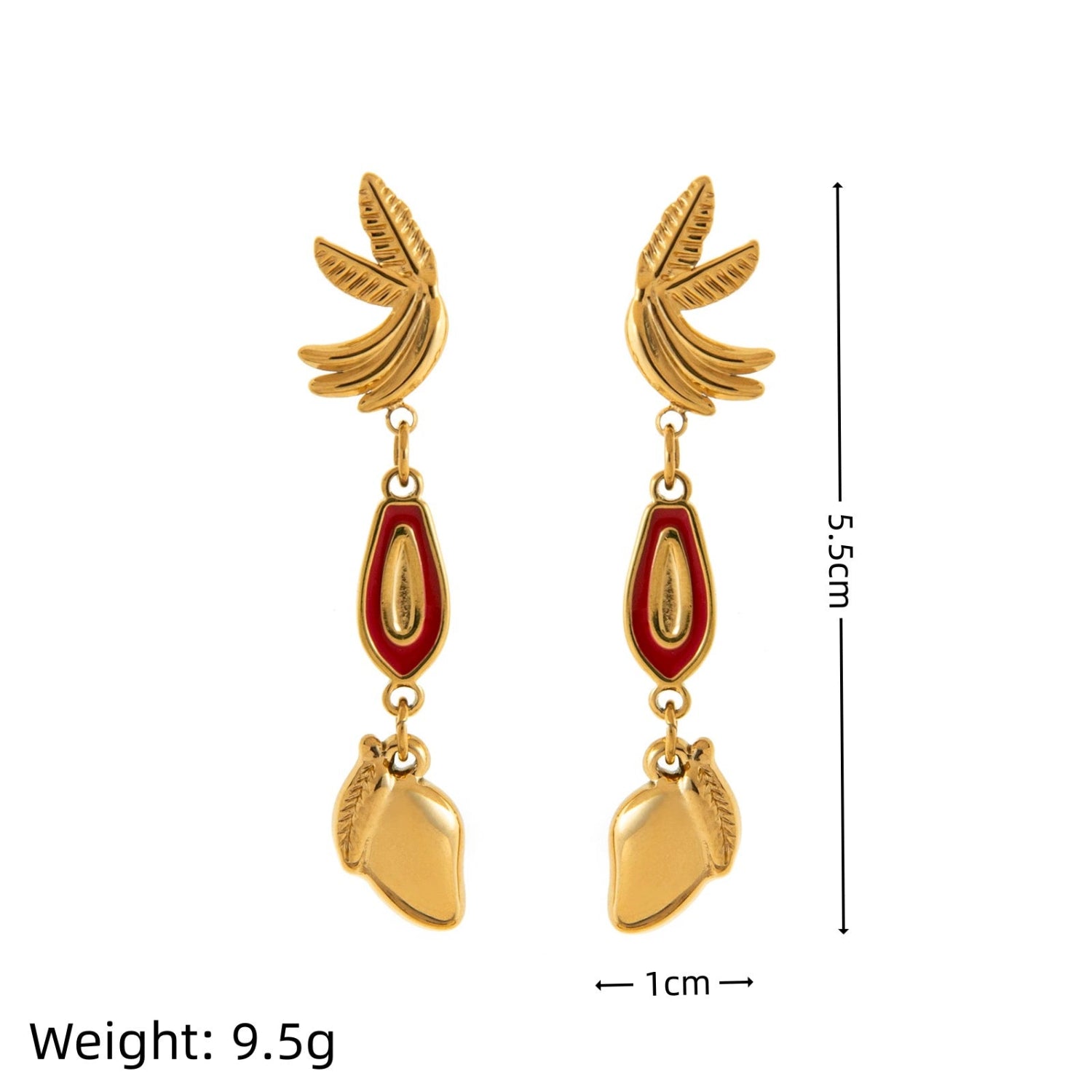 Mixed Fruit Dangling Earrings jlt13518