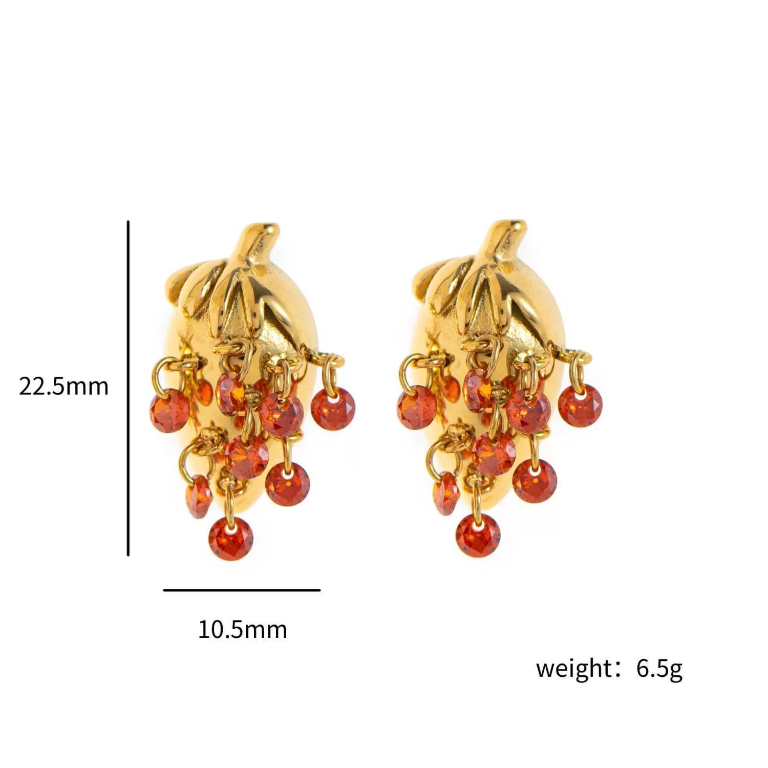 Strawberry Stud Earrings jlt13519