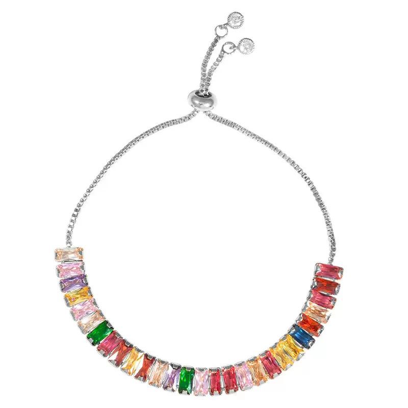 just-lil-things-artificial-Rainbow Radiance Adjustable Bracelet-jltb0316