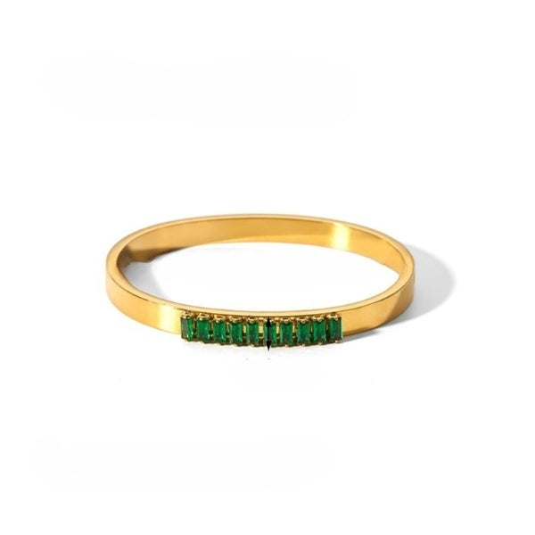 Solitaire Emerald Row Bracelet JLTB0643