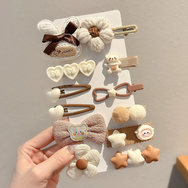 Children's hair accessories cute dopamine hairpin girls side bangs clip hairpin little girl cartoon jltc0062