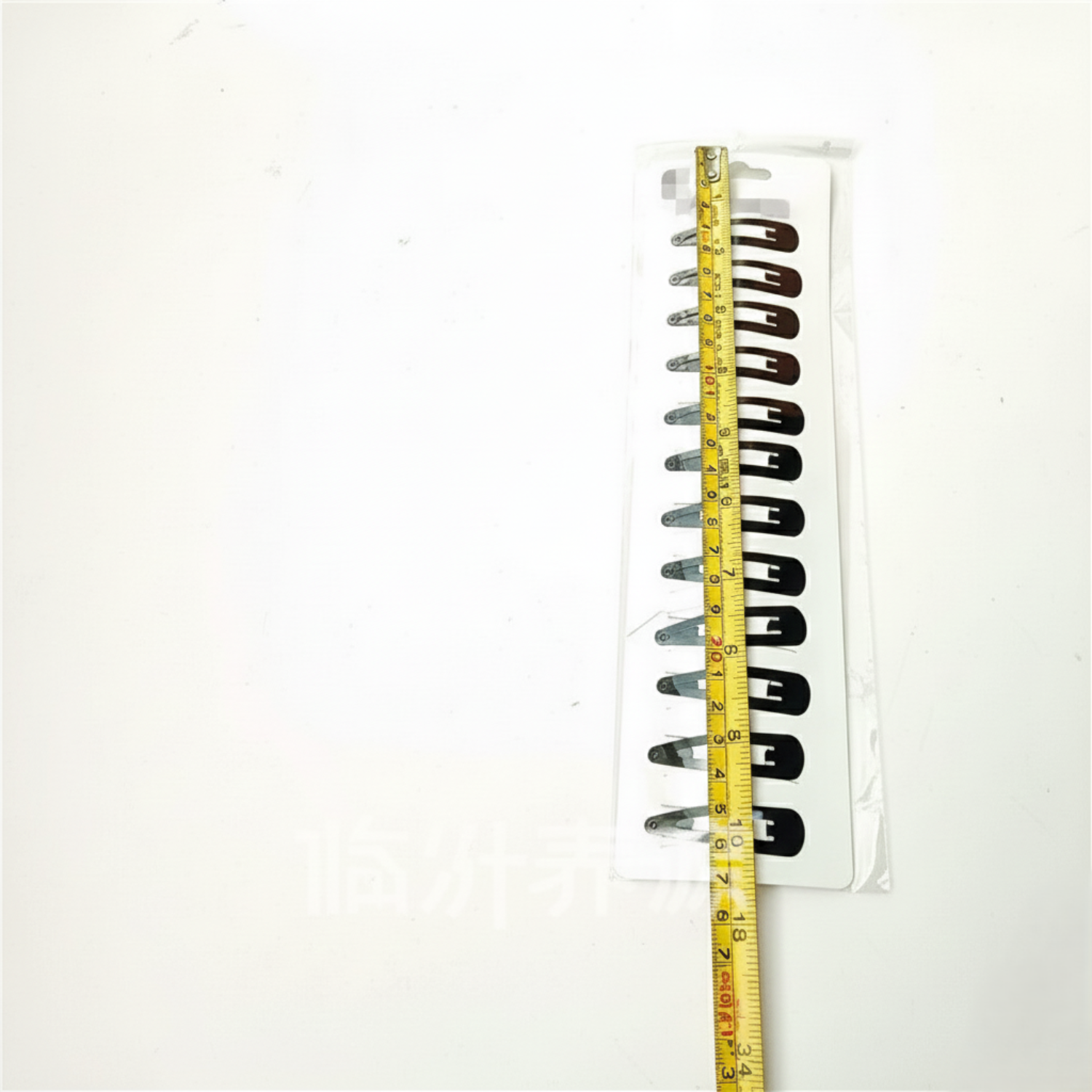Professional Black Snap 12 identical Hair Clips jltc0139