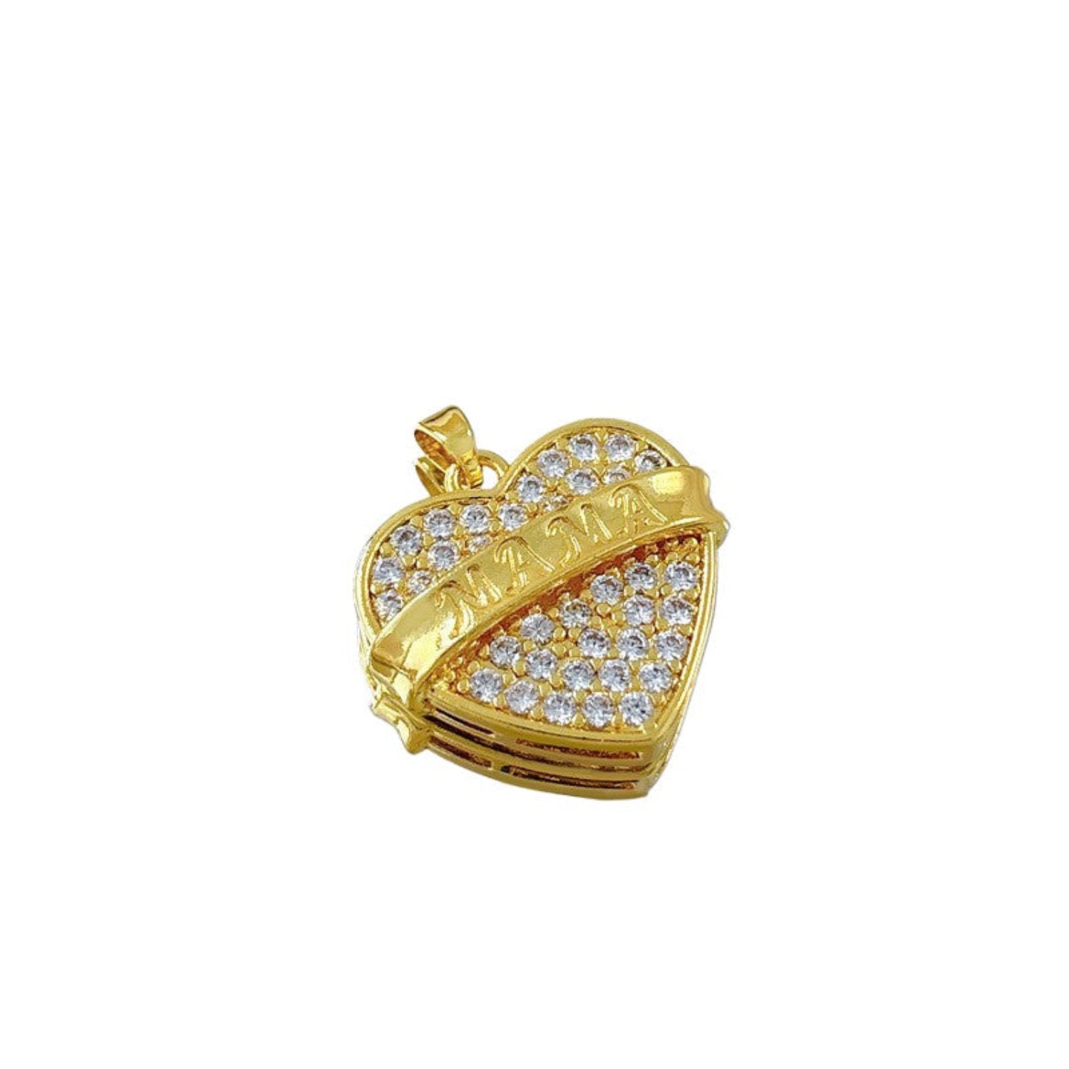 Gold Mama Heart Charm JLTCH0053