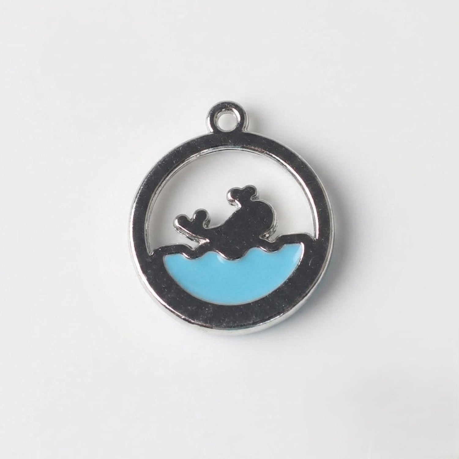 Silver Blue Whale Ocean Charm JLTCH0054