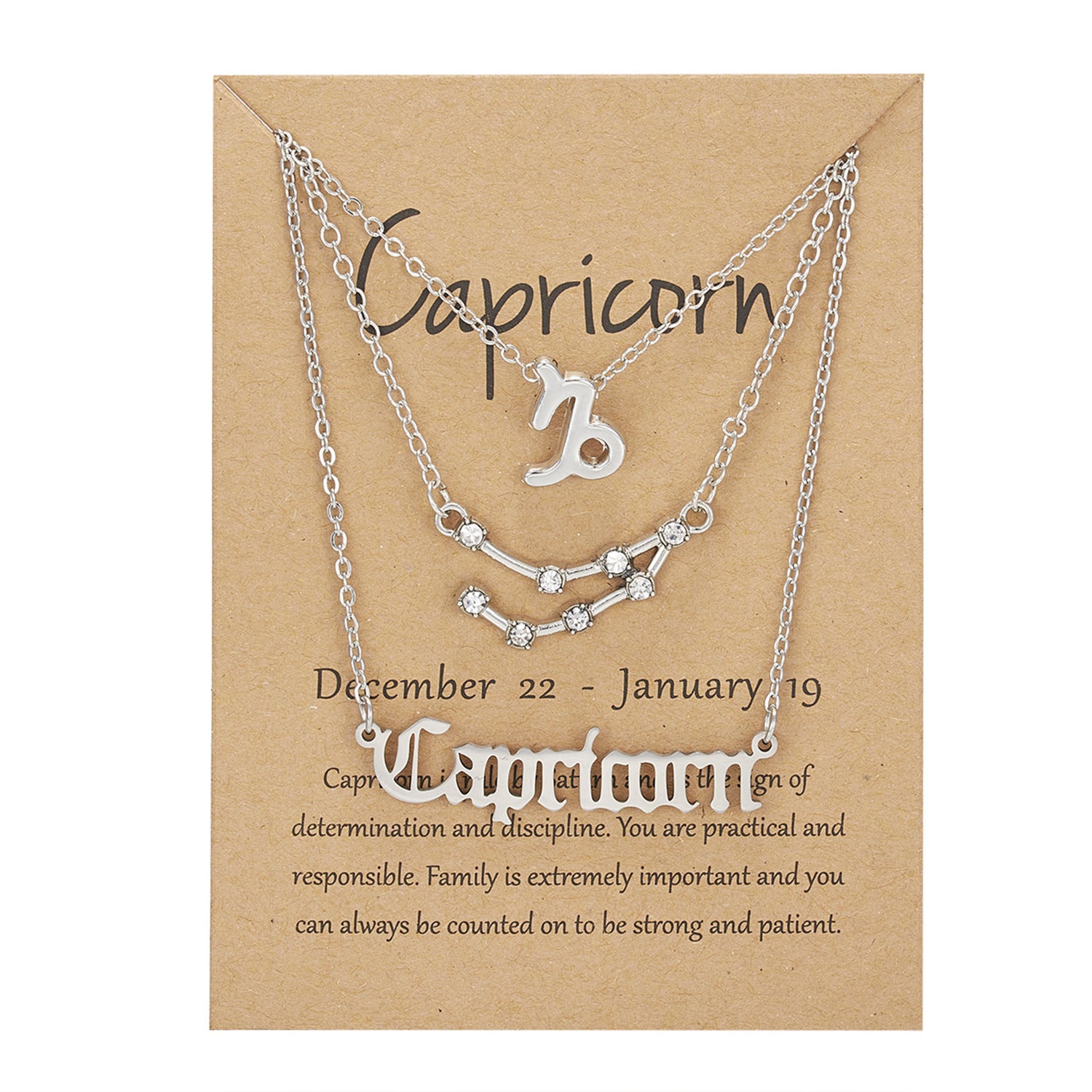 just-lil-things-Zodiac Signs-artifical-Sterling Chain-Necklace