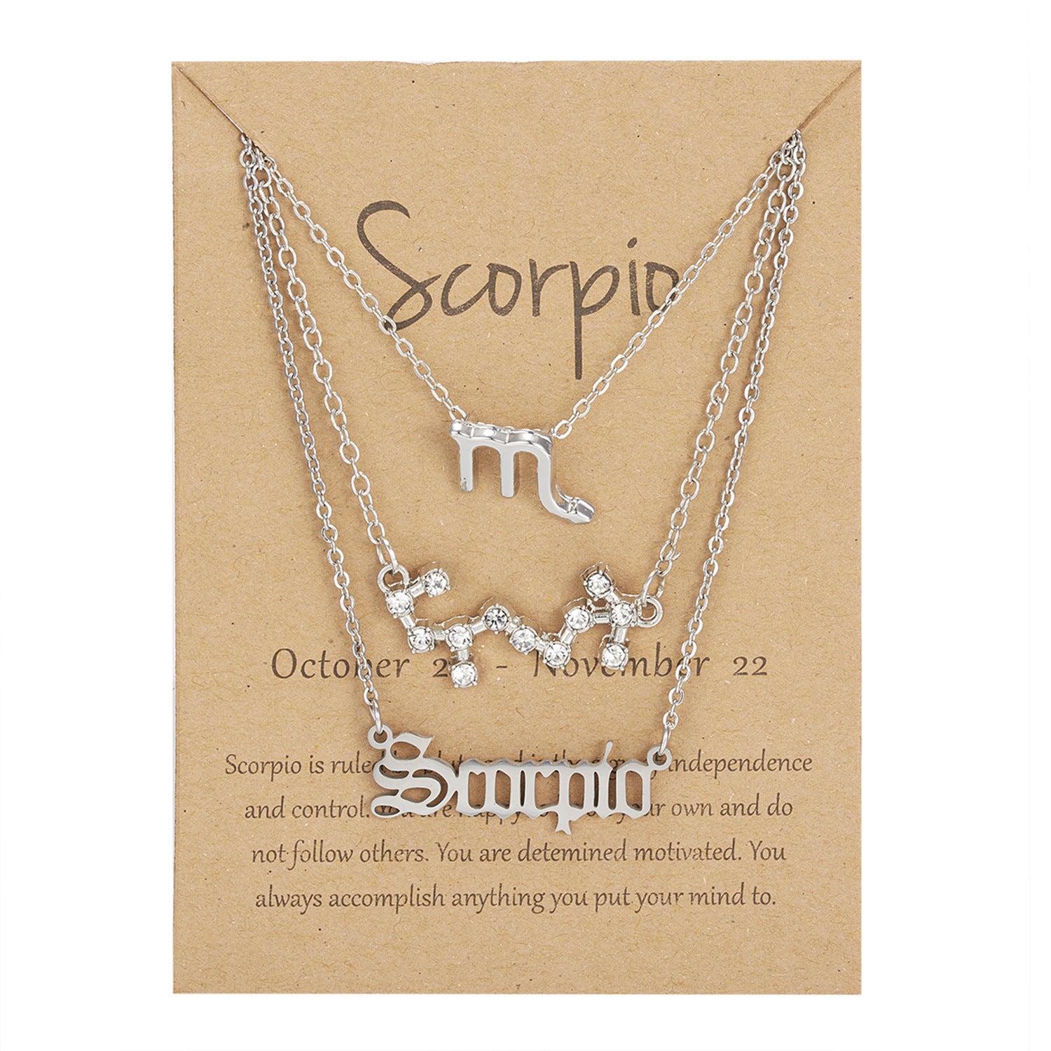 just-lil-things-Zodiac Signs-artifical-Sterling Chain-Necklace
