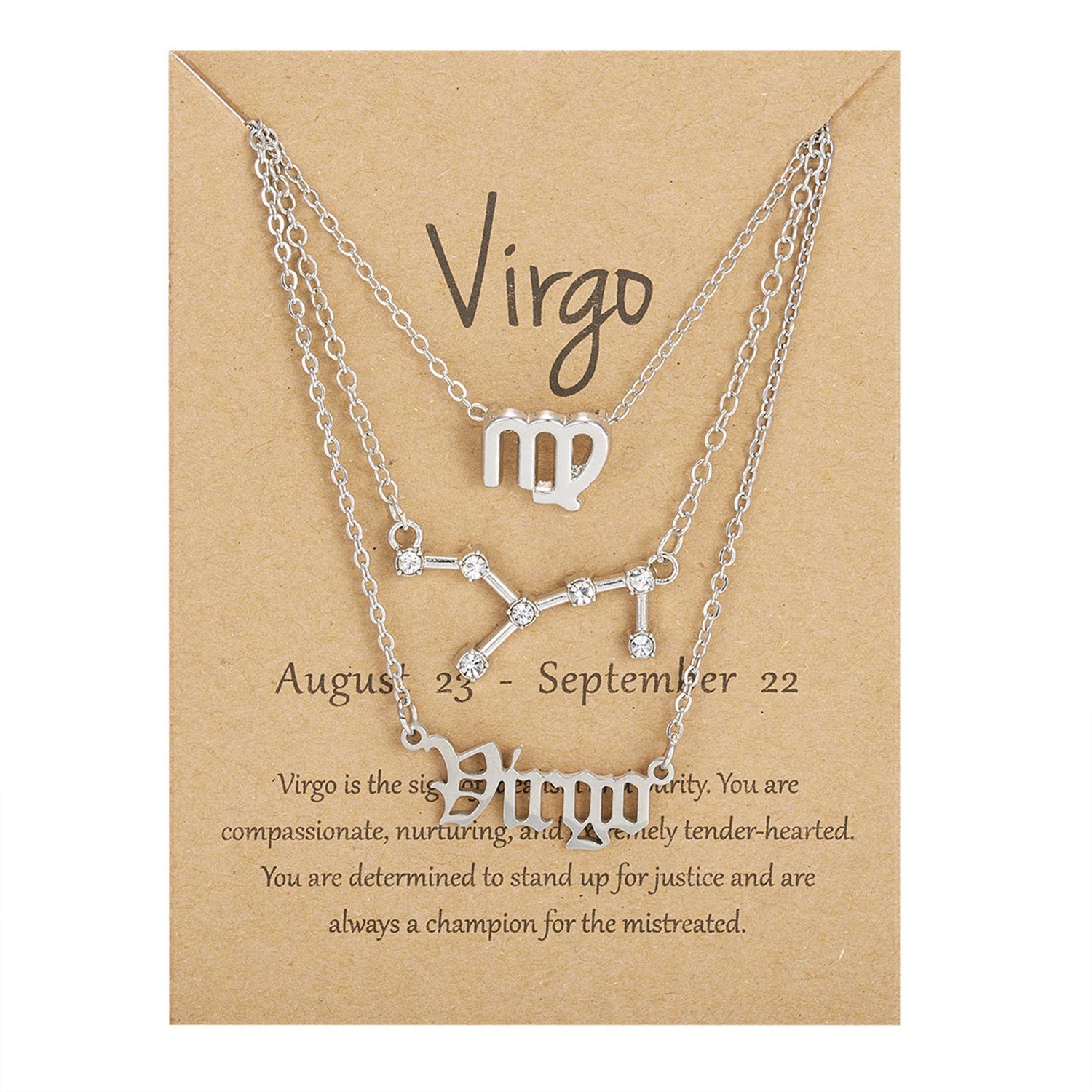 just-lil-things-Zodiac Signs-artifical-Sterling Chain-Necklace