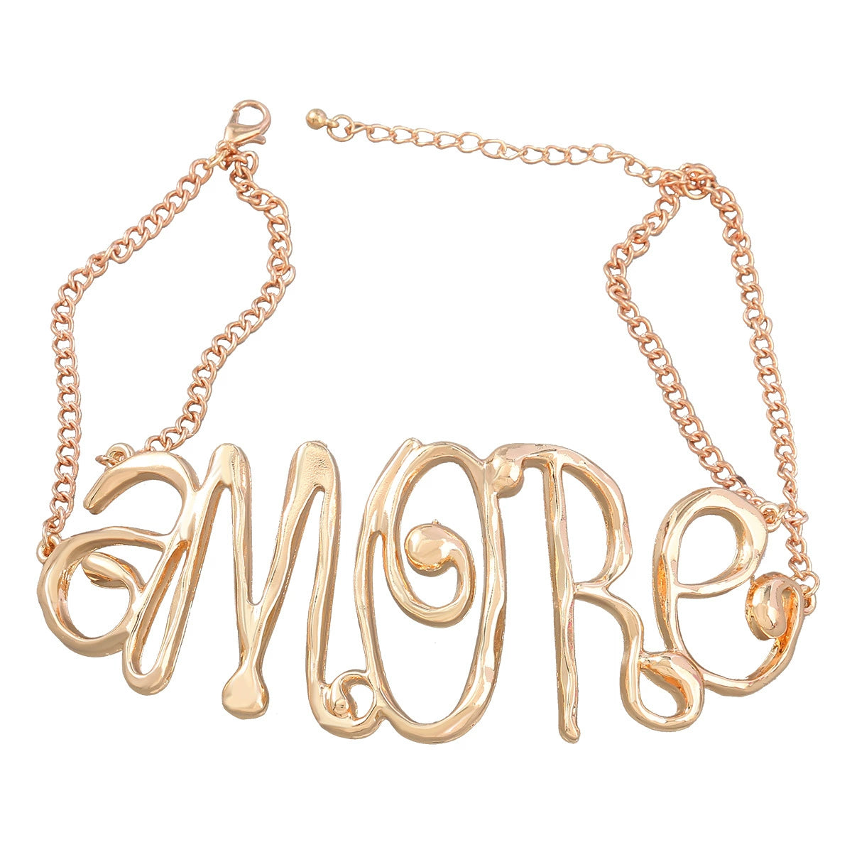 Bold Glitz 'AMORE' Statement Necklace jltn0695