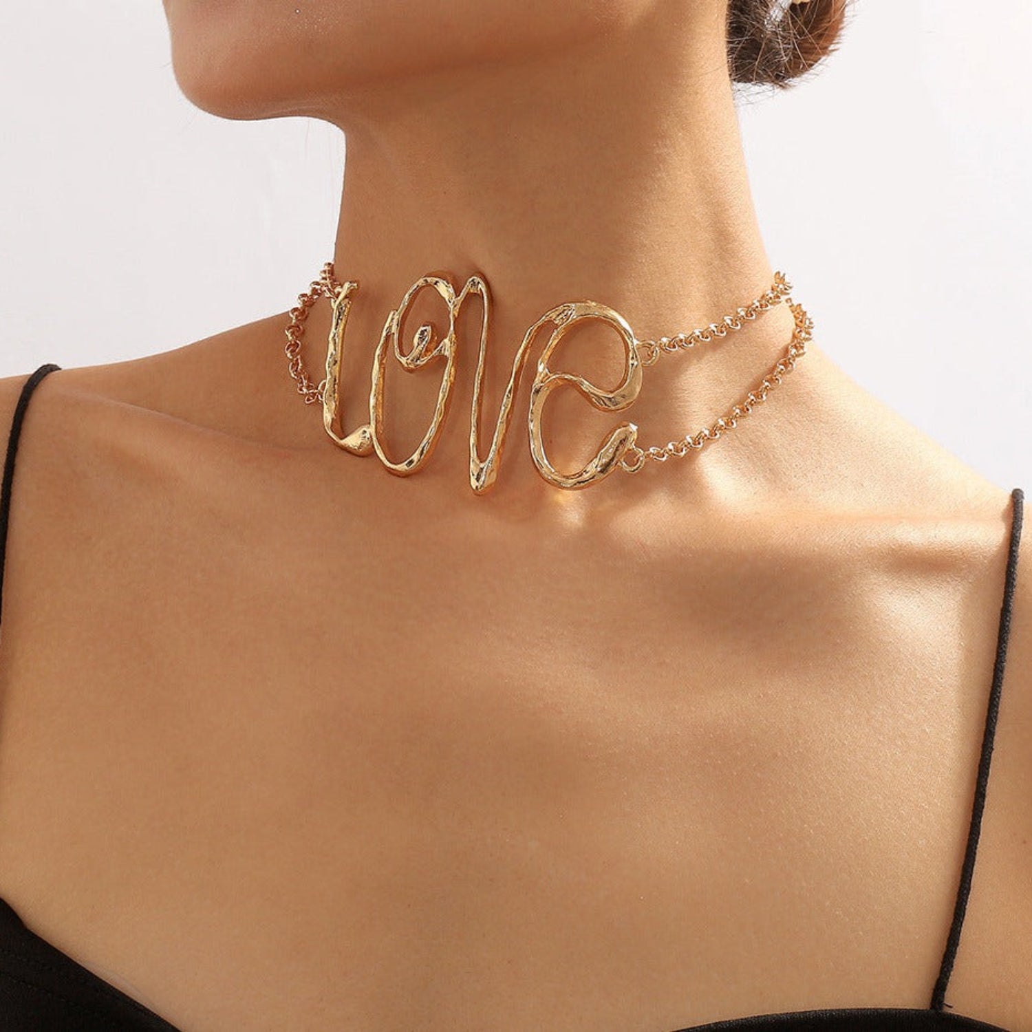 LOVE Statement Necklace JLTN0697
