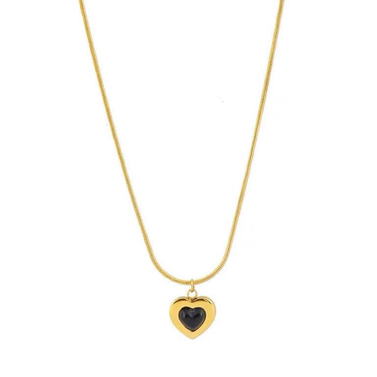 Just Lil Things Artificial Chain with heart pendant- Necklace jltn0706