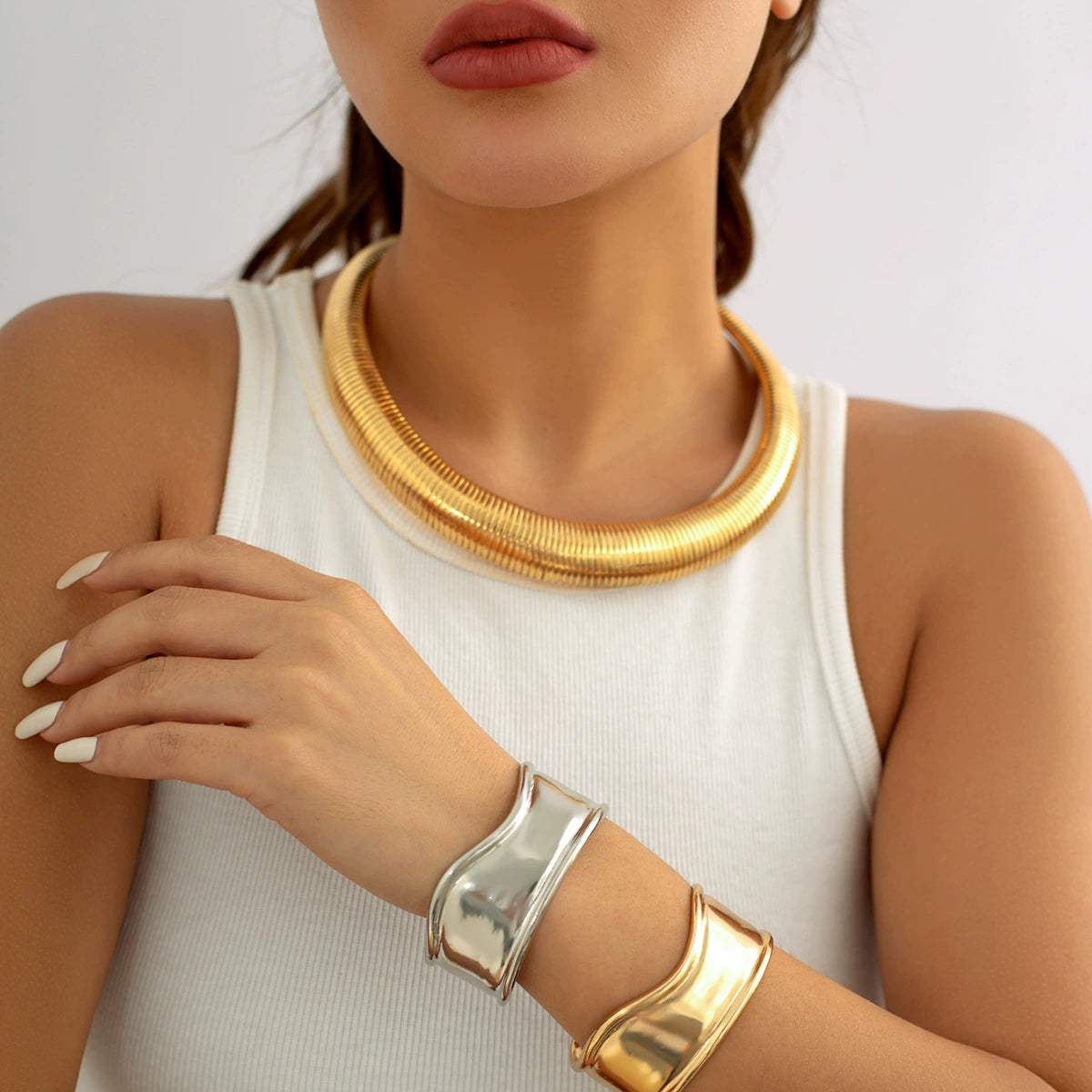 Just lil things-Statement Collar Necklace- jltn0747