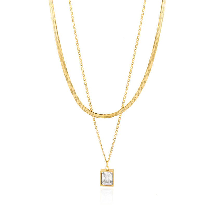 Just Lil Things -Artificial Gold Necklace with Double Chain