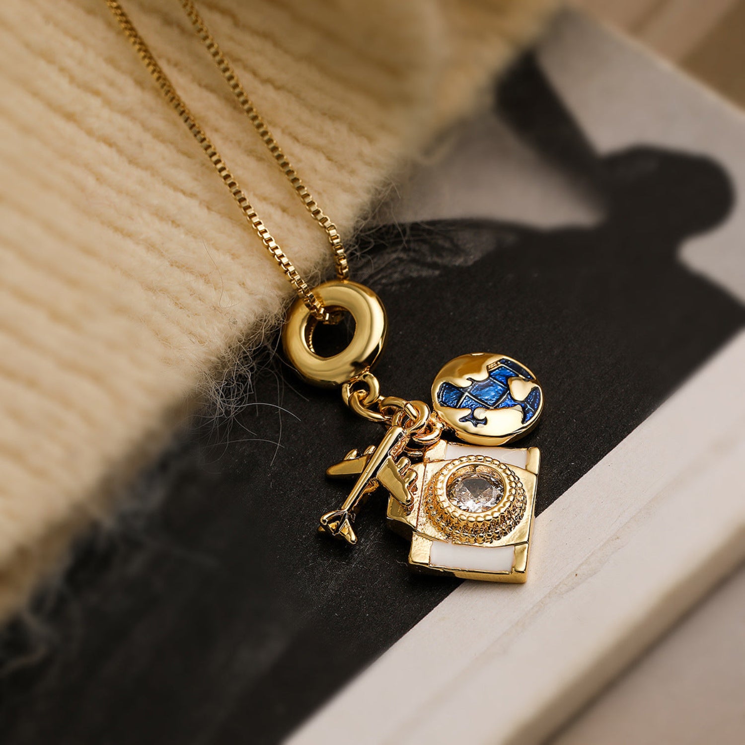 Travel Charm Necklace JLTN0867