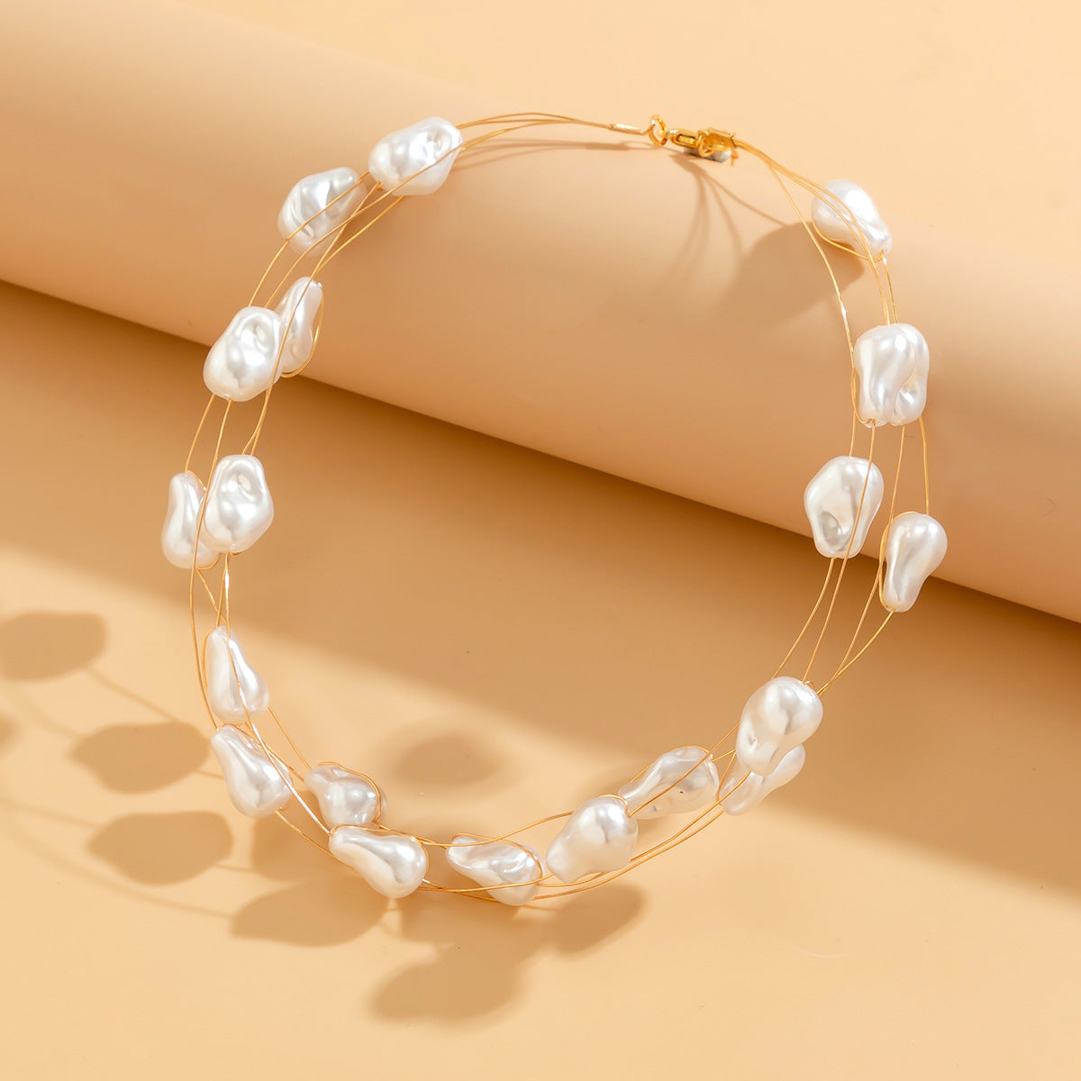 Just lil things- Multi-strand pearl- Necklace jltn0921