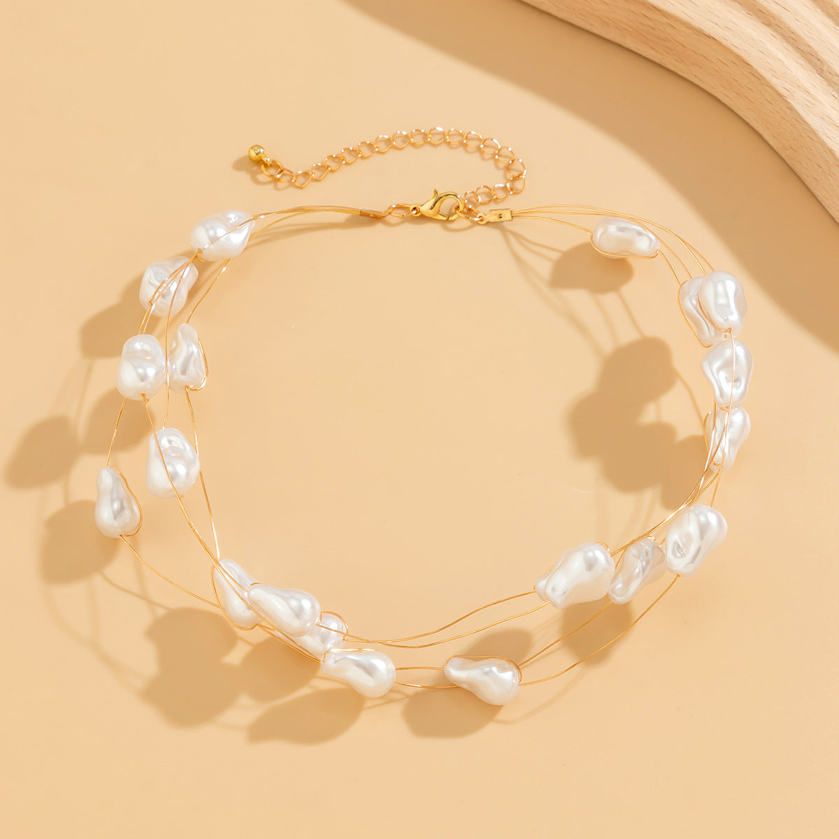 Just lil things- Multi-strand pearl- Necklace jltn0921