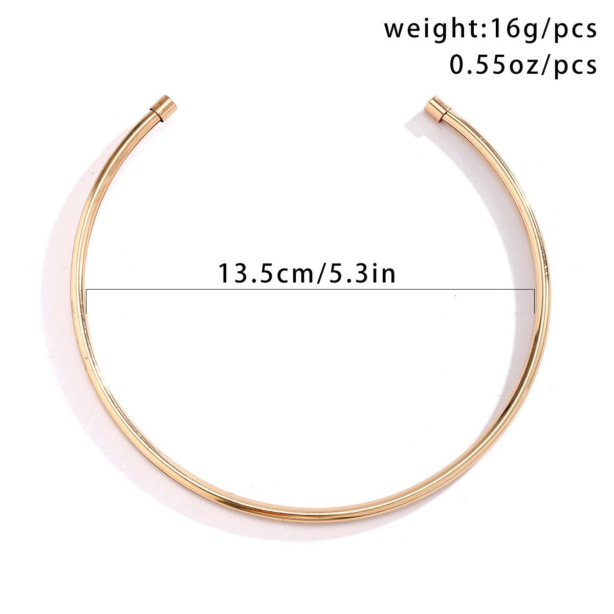 Just lil things -artificial-Sleek minimalist Curve chocker- jltn0956