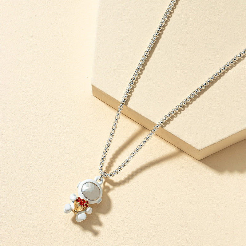 Just Lil Things Artificial Silver Necklace
