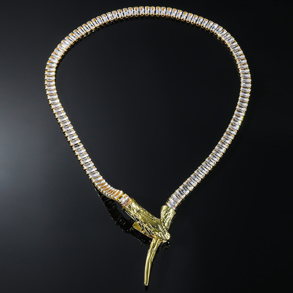 Just Lil Things Unique Choker-Style Serpentile Necklace jltn1063