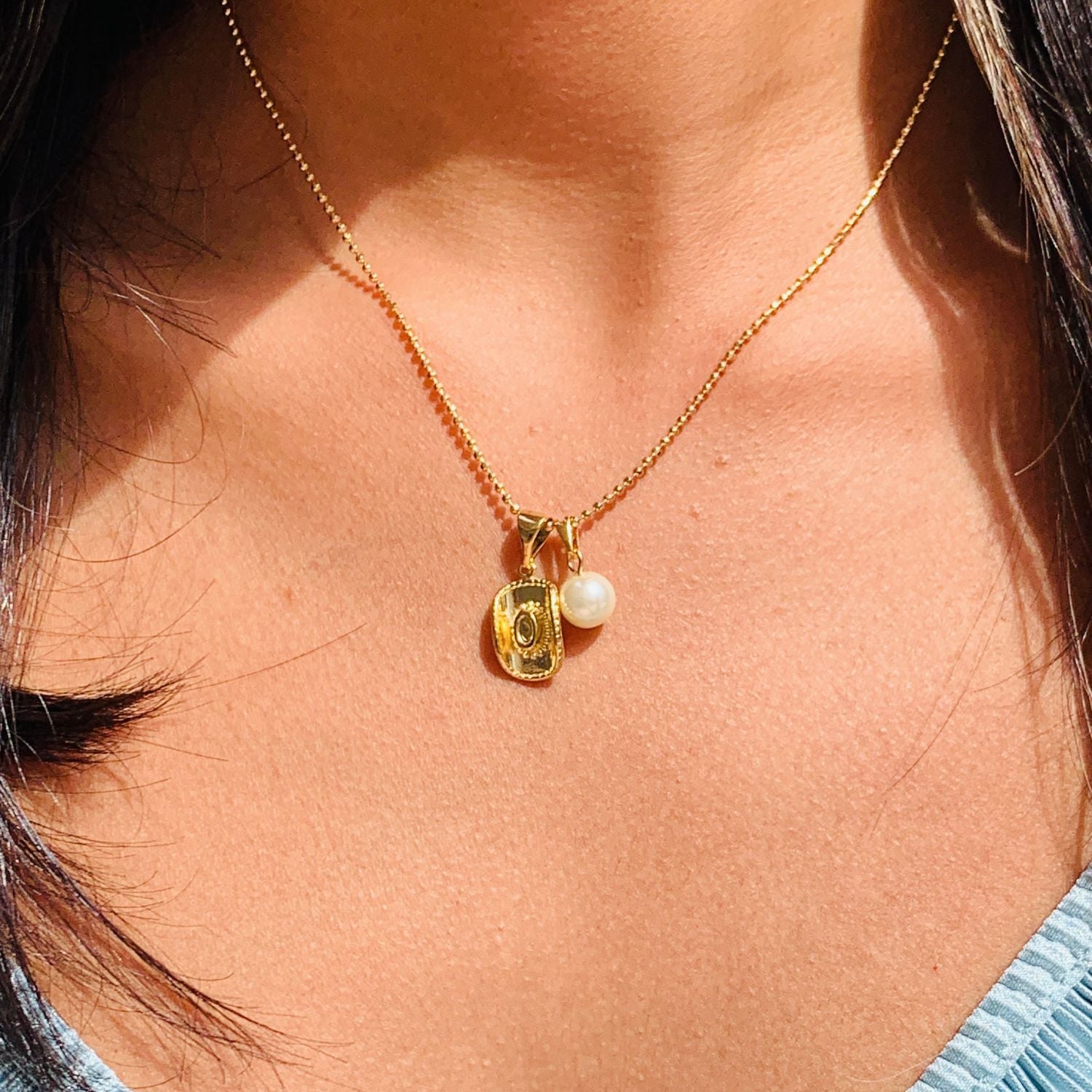 Just Lil Things Artificial Elegant Charm Necklace jltn1088
