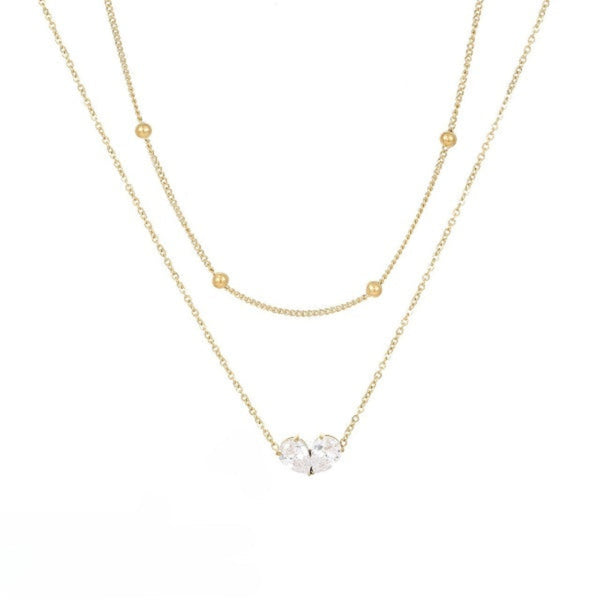 Just Lil Things Artificial Gold Necklace jltn1112