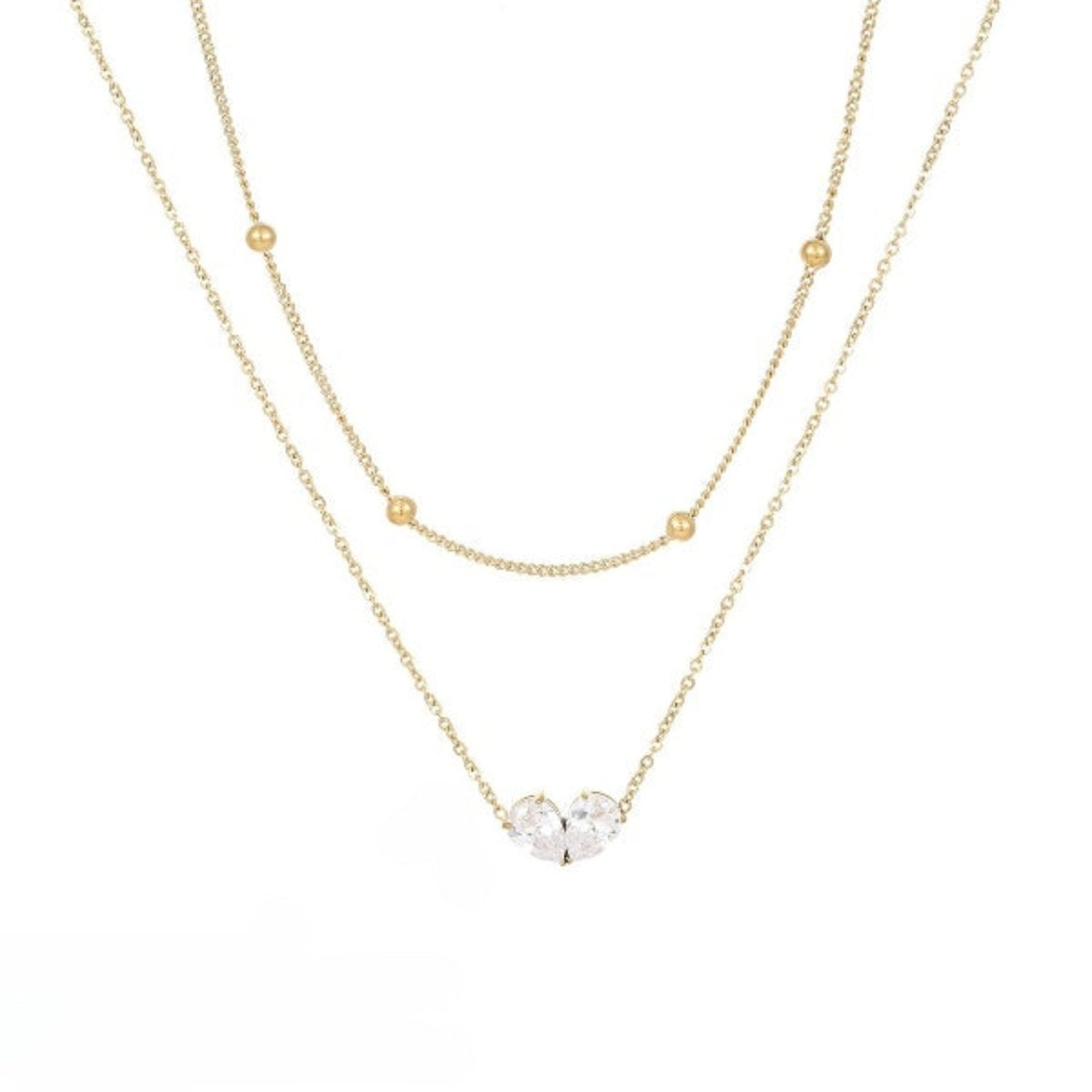 Just Lil Things Artificial Gold Necklace jltn1112