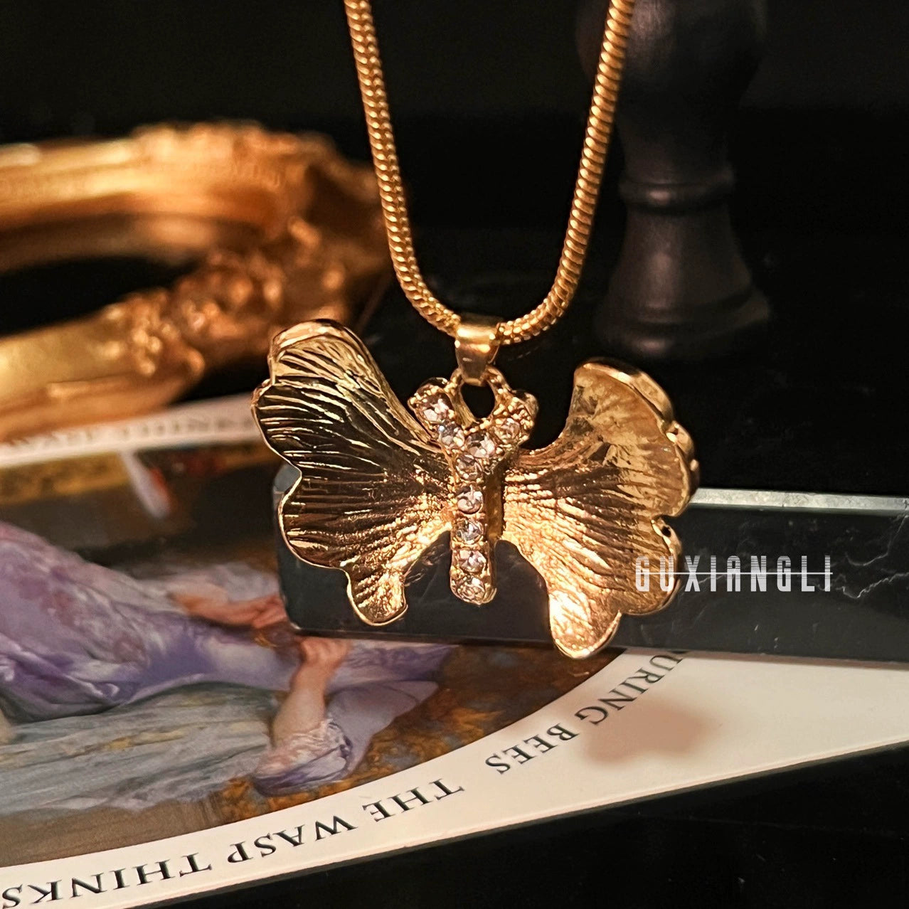 Radiant Butterfly Auric Wings Chain jltn1388
