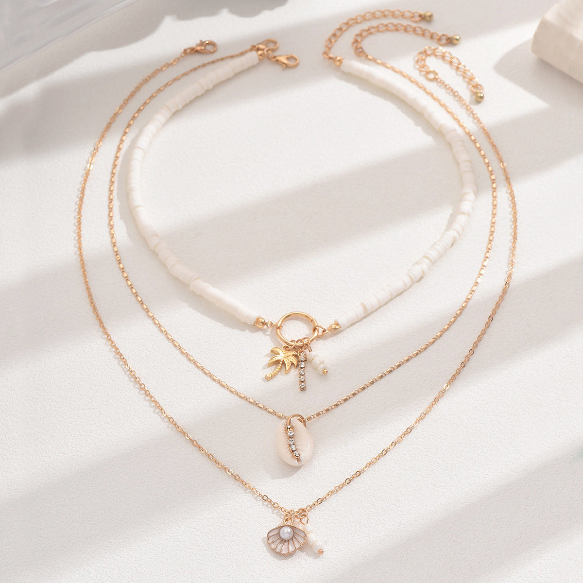 Tropical Charm Layered Necklace Set jltn1425