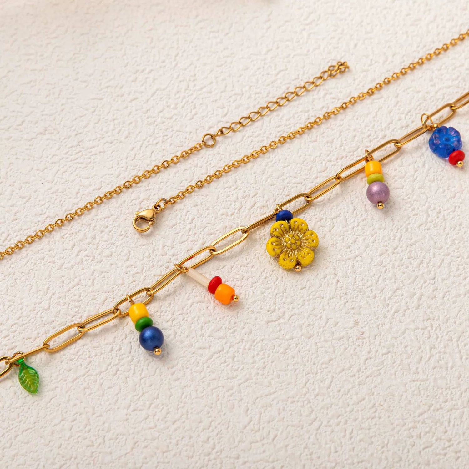 dopamine multi color pendant necklace jltn1437