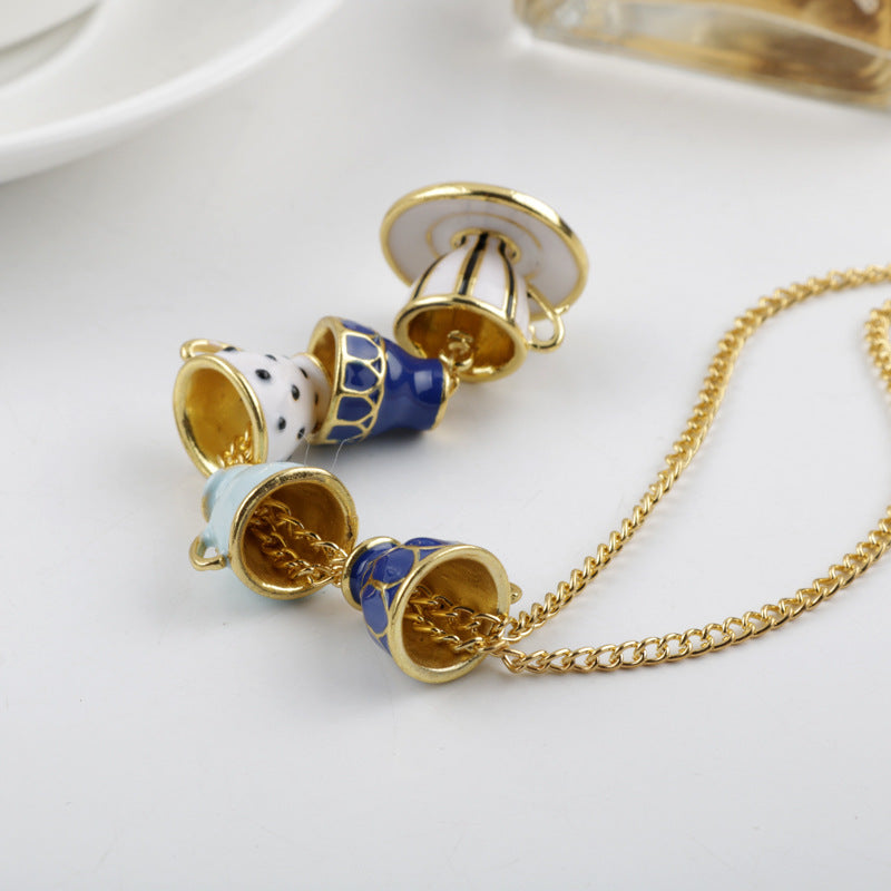 teacup coffee cup necklace jltn1473