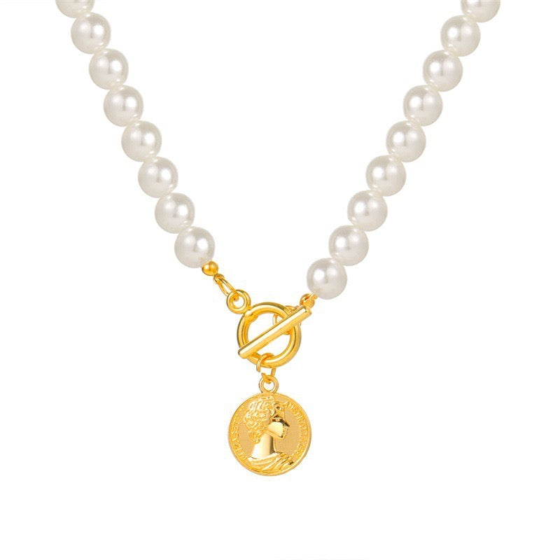 Queen Pendent Pearl Necklace JLTN1476