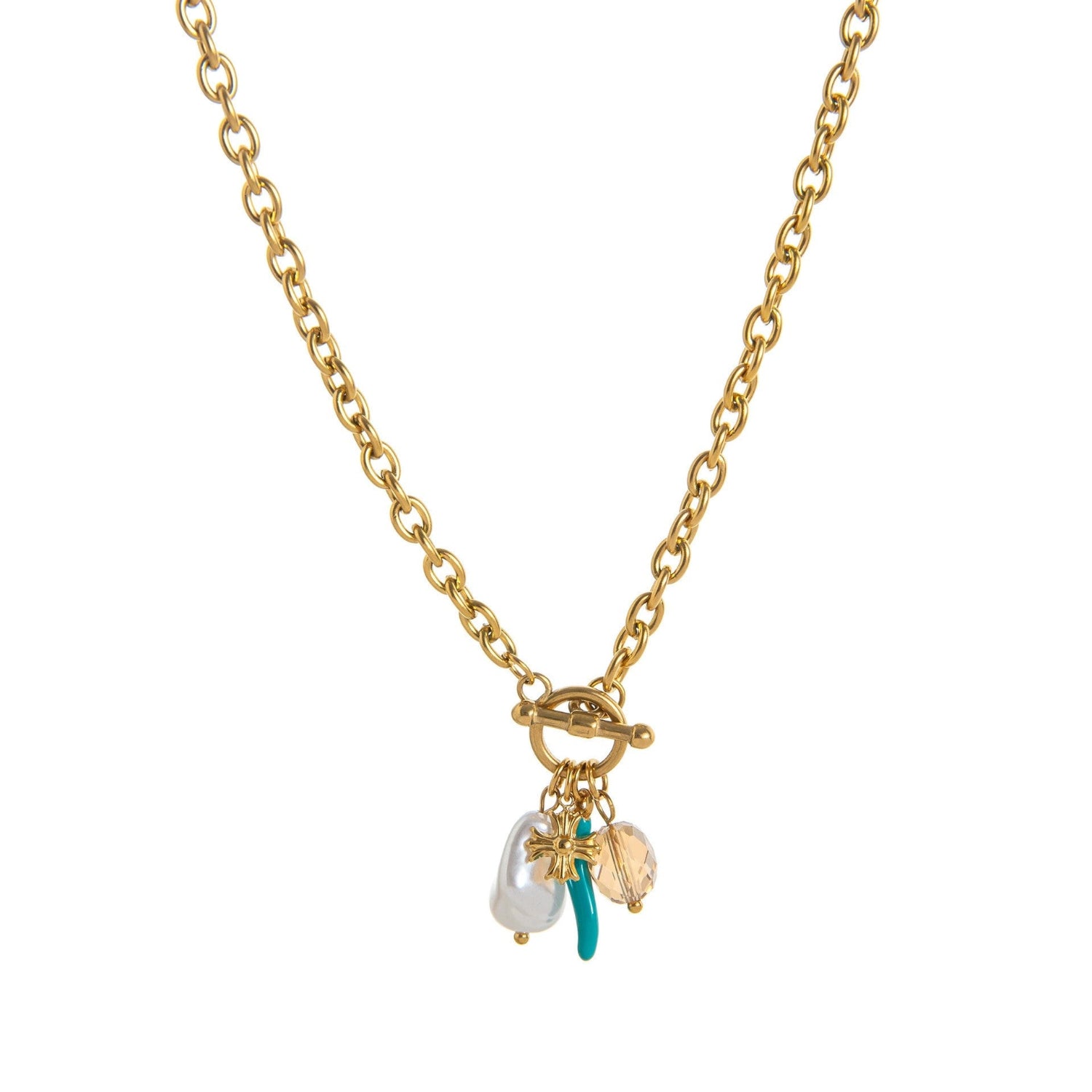 Just Lil Things Ocean Mist Charm Necklace jltn1647