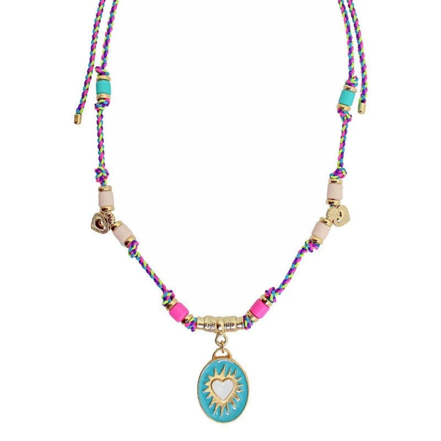 Just Lil things Viva Heart Pendant Necklace jltn1654