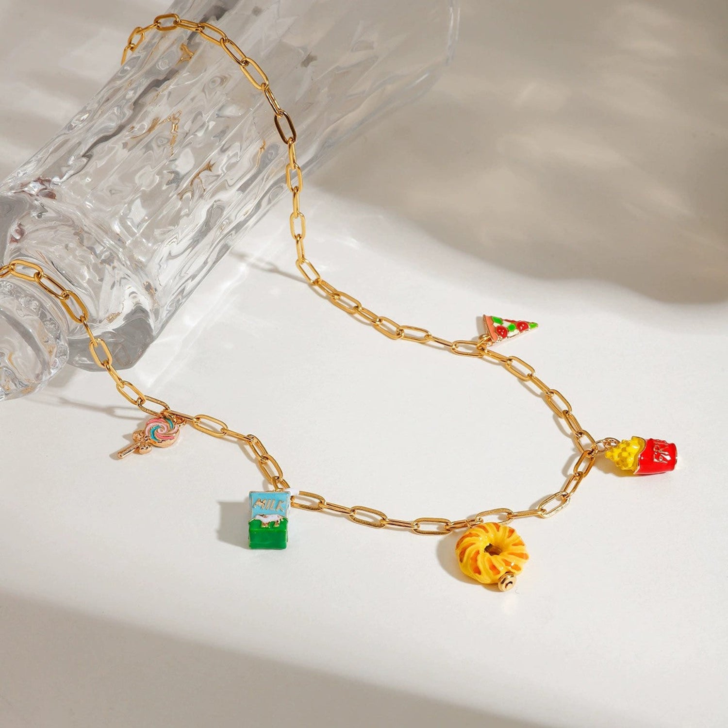 Just Lil Things Snack Attack Charm Necklace jltn1679