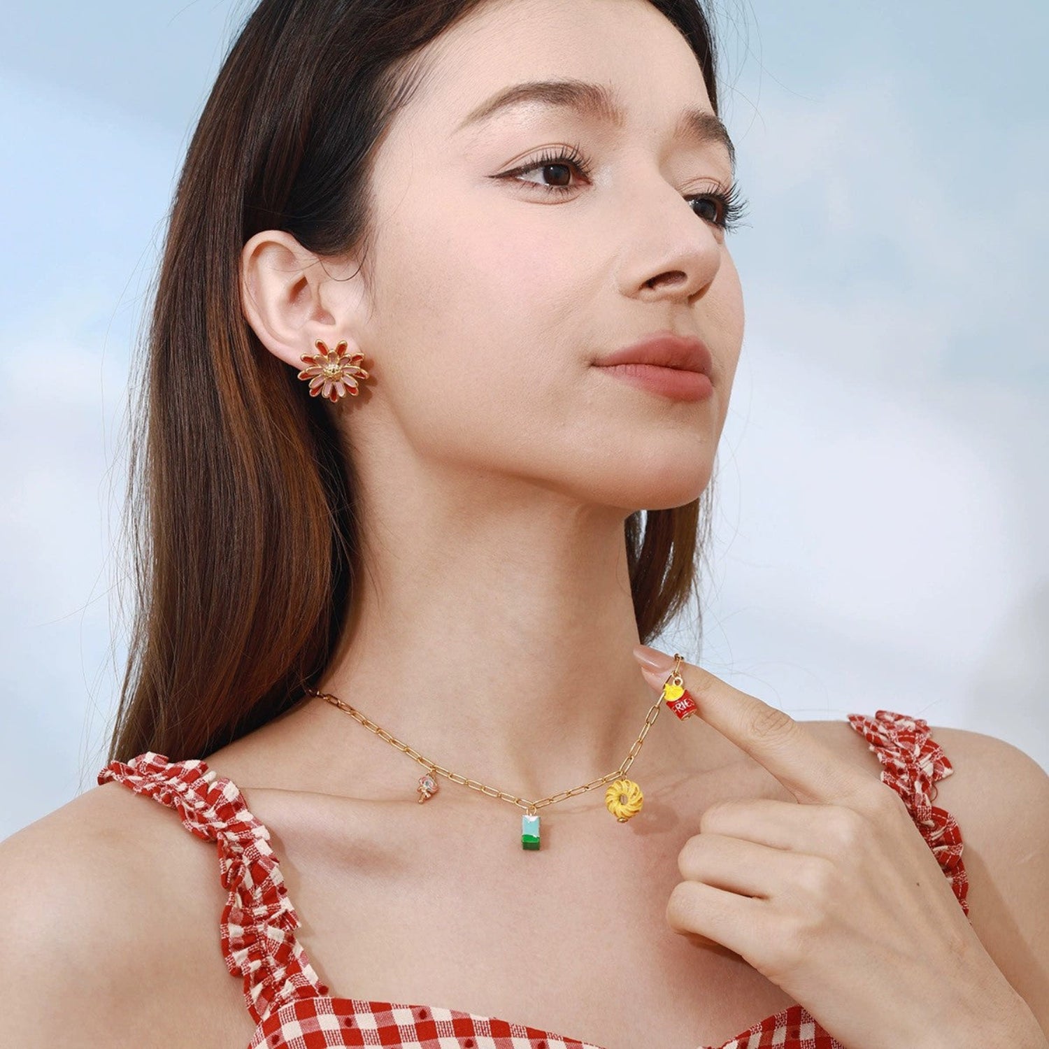 Just Lil Things Snack Attack Charm Necklace jltn1679