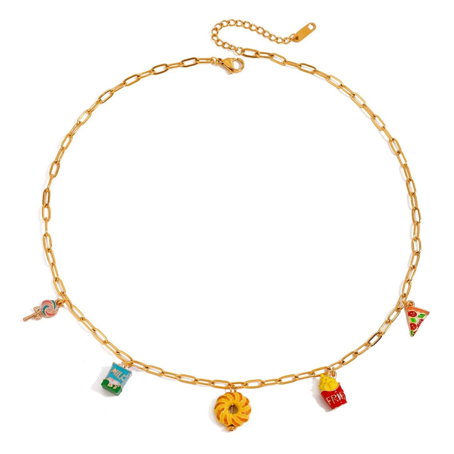 Just Lil Things Snack Attack Charm Necklace jltn1679