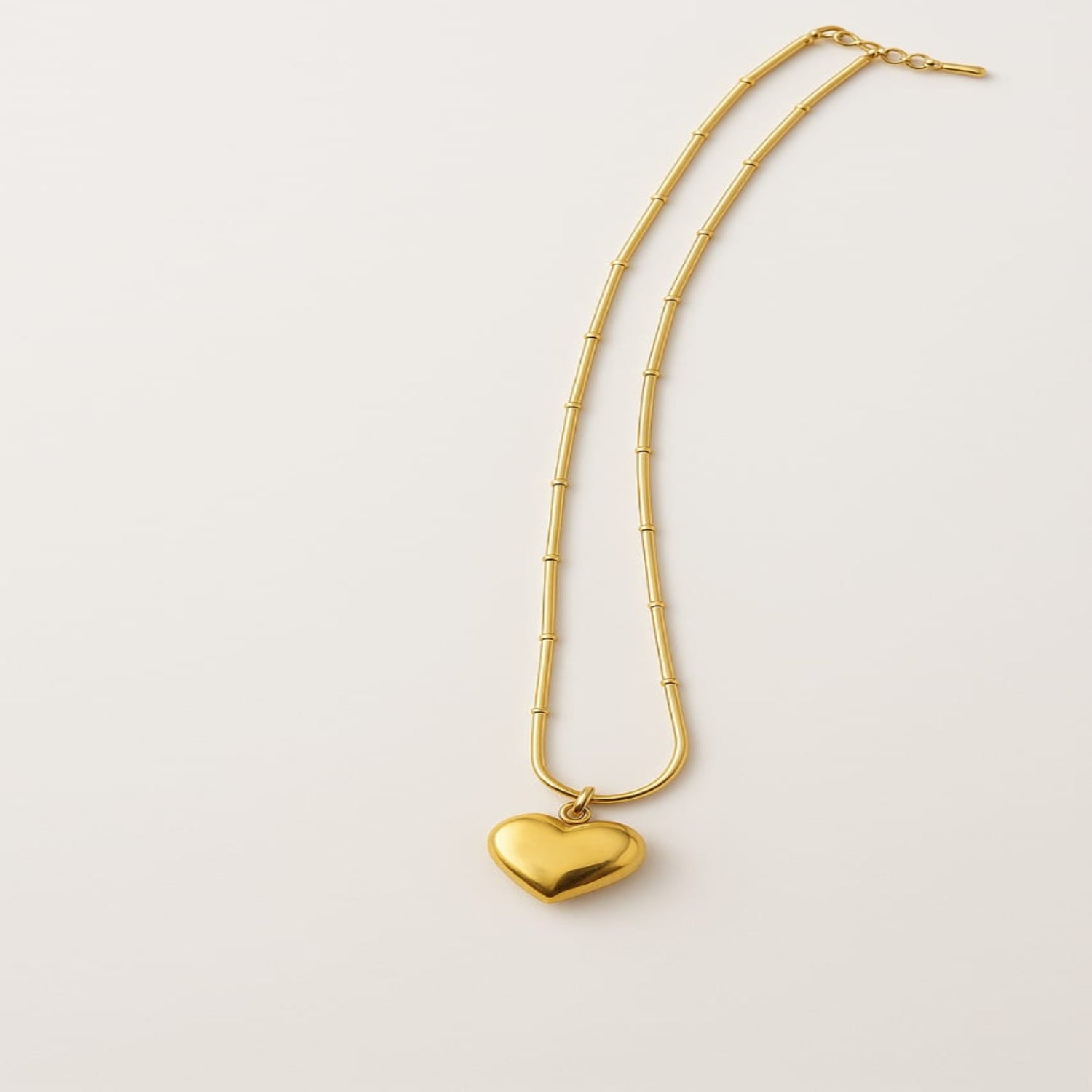 Just Lil Things Golden Heart Luxe Necklace jltn1683