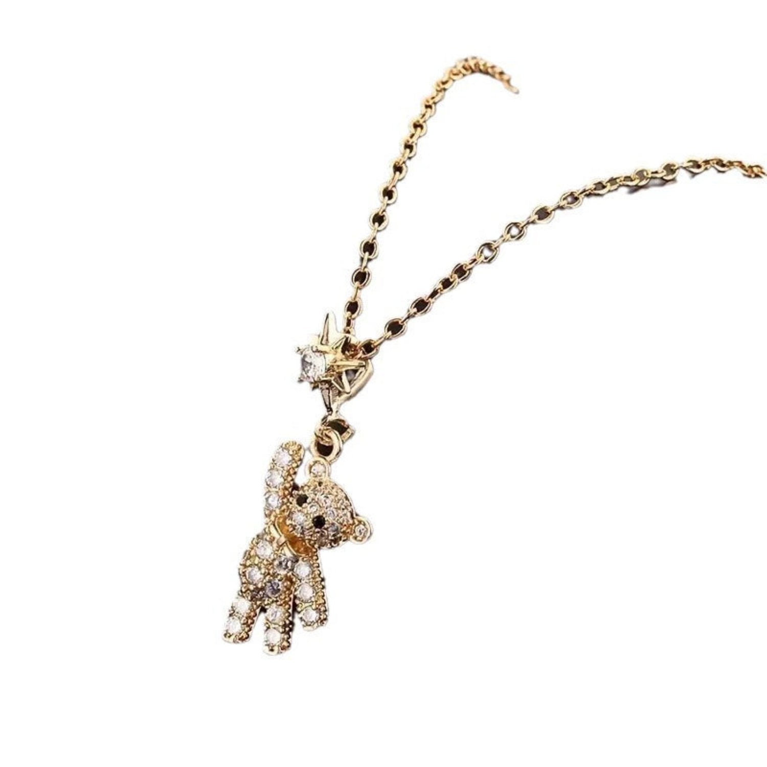 Teddy Bear Pendant Necklace JLTN1687