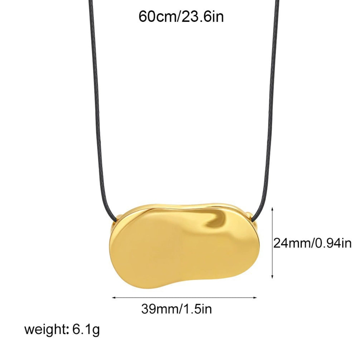 Pebble Pendant Necklace JLTN1690