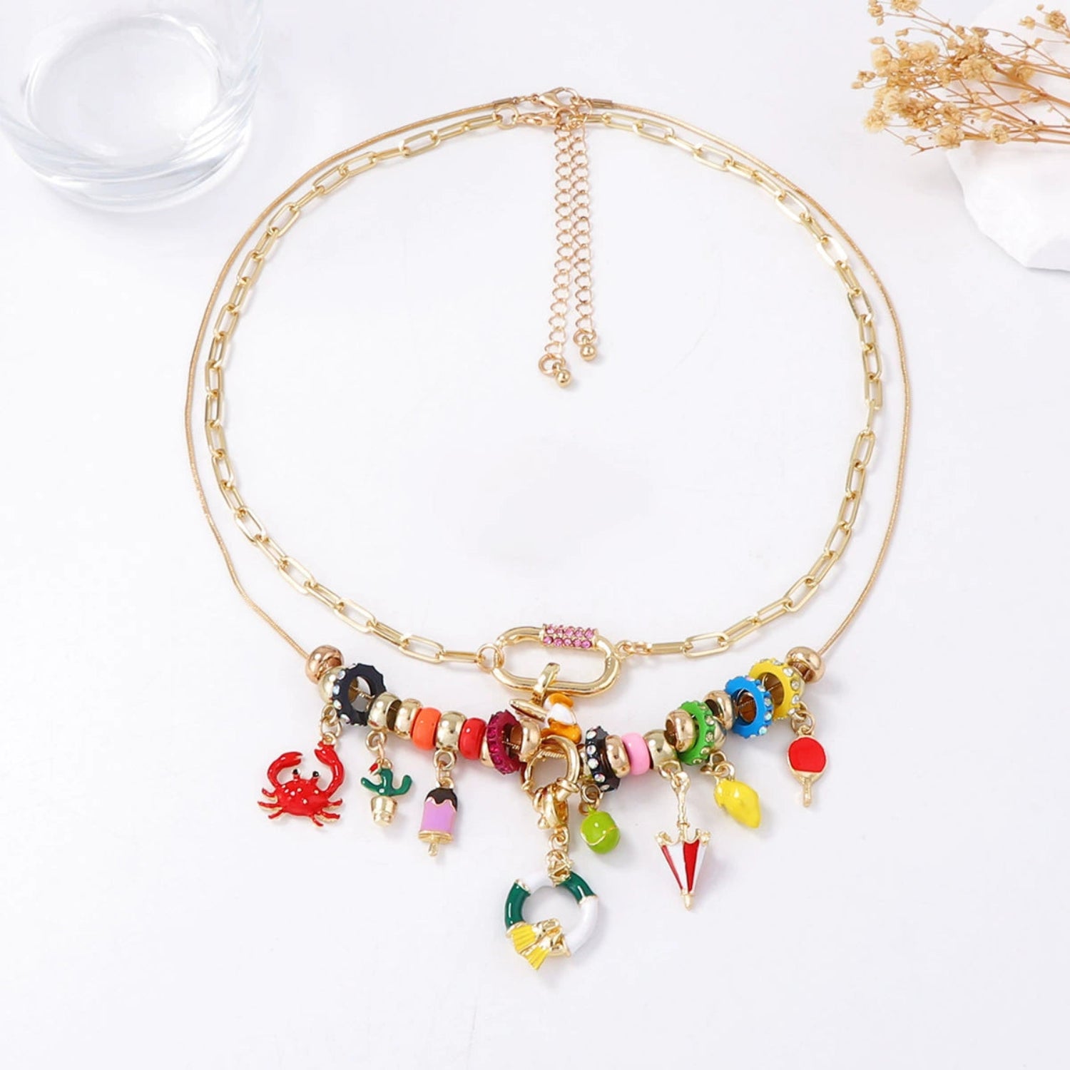 Layered Charmora necklace JLTN1703